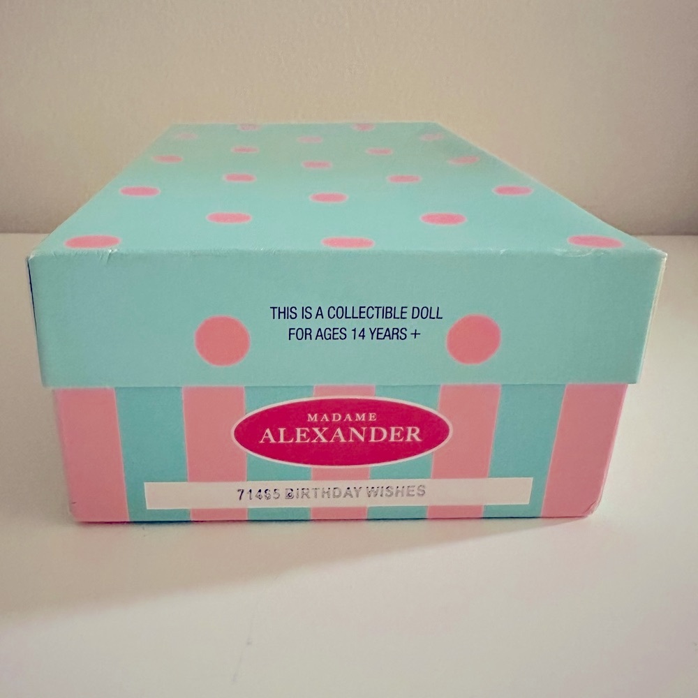 Madame Alexander Pink Polka Dot Doll Birthday Wishes - New in Box - Picture 3 of 6